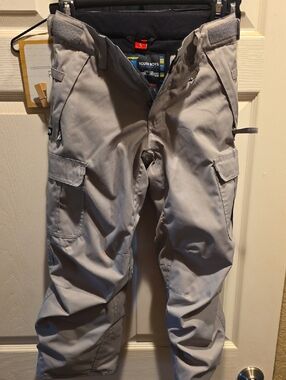 686 Youth Boys Gray Cargo Snow Pants